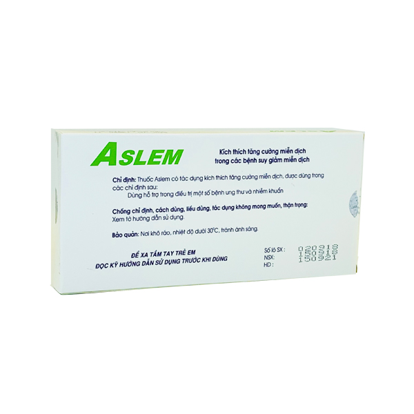 Aslem 0.3mg/ml - Hỗ trợ điều trị bệnh nhân ung thư