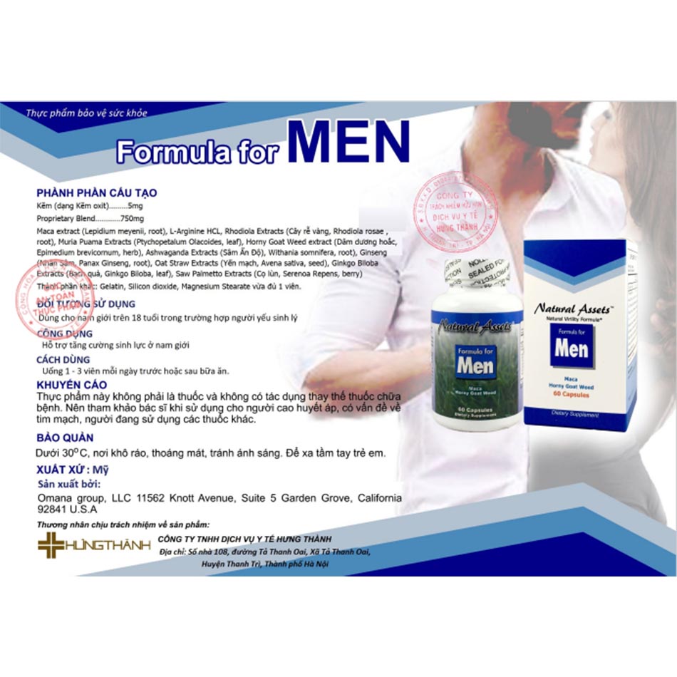 Formula For Men