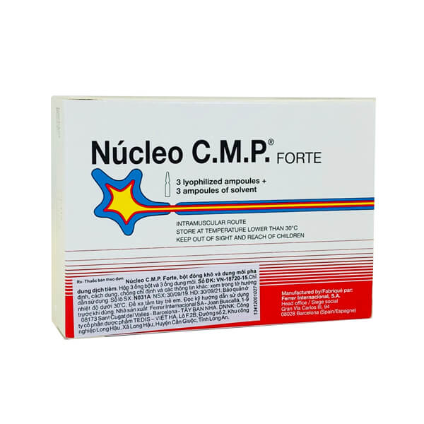 Thuốc tiêm Nucleo CMP Forte - Tuyệt đối KHÔNG tự ý sử dụng