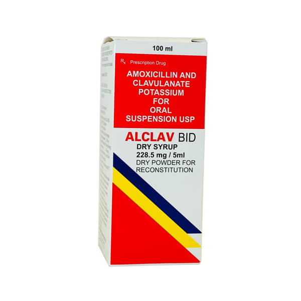 Alclav BID 228,5mg/5ml dry syrup