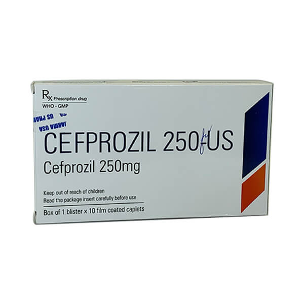 Cefprozil 250-US: Kháng sinh trị nhiễm khuẩn