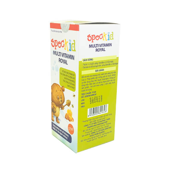 Speckid Multivitamin Royal - Giúp trẻ ăn ngon, tăng cường miễn dịch