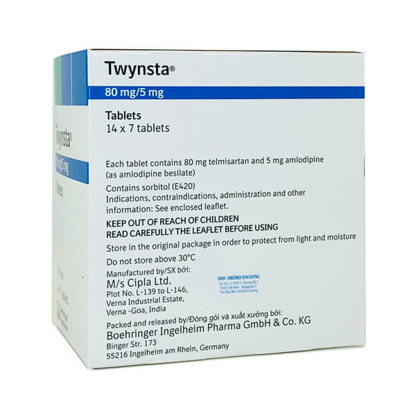 Twynsta 80mg/5mg