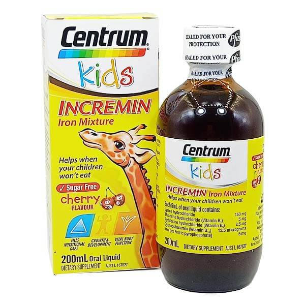 Centrum Kids Incremin Iron Mixture