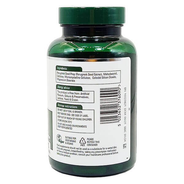 Viên uống lợi sữa Fenugreek 500mg Natures Aid