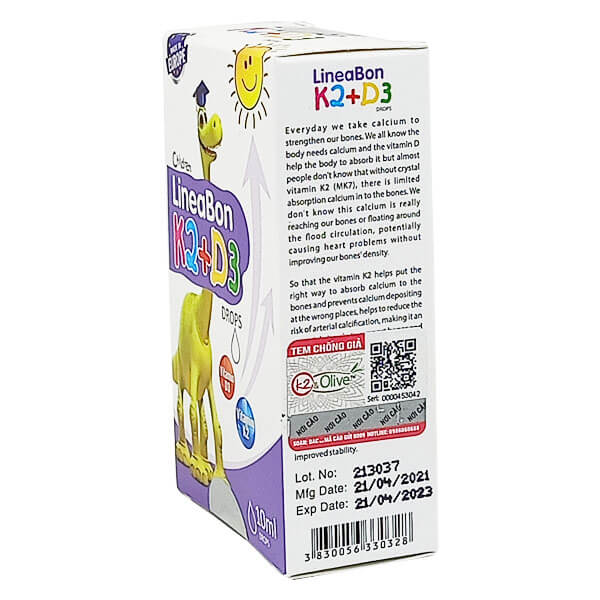 Children LineaBon K2+D3 Drops