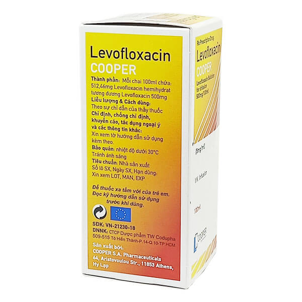 Levofloxacin Cooper - Đánh bại vi khuẩn nhanh chóng