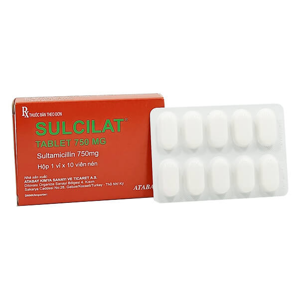 Sulcilat 750mg - Trị nhiễm khuẩn đặc hiệu