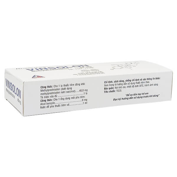 Vinsolon 40mg (hộp 10 lọ)