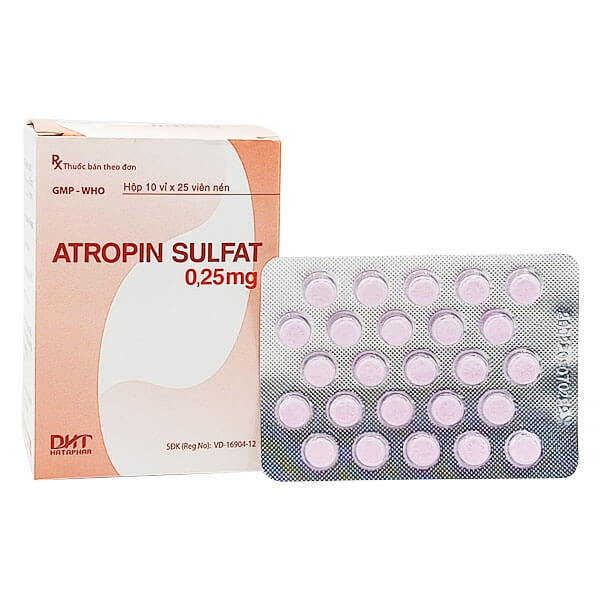 Atropin Sulfat 0.25mg - Mẹo chống say xe hiệu quả