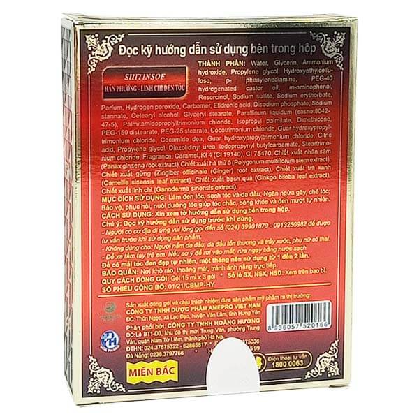 Dầu gội đen tóc Shitinsof Hán Phương