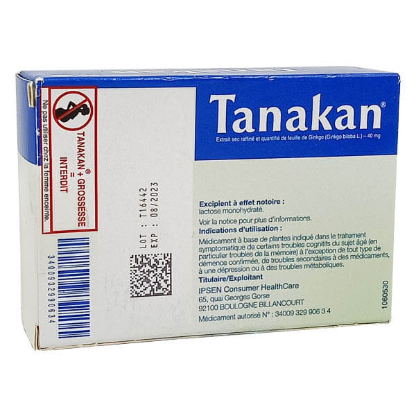 Tanakan 40mg (90 viên)