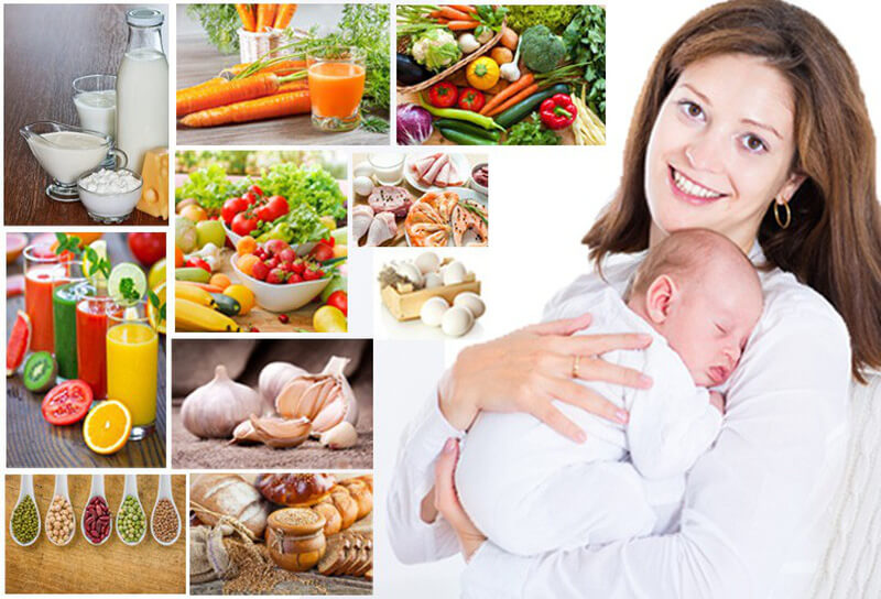 Bổ sung dinh dưỡng đầy đủ cho mẹ sau sinh