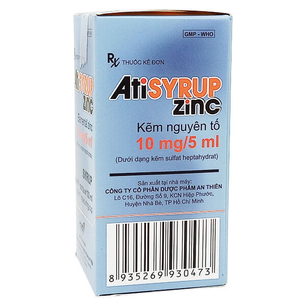 Atisyrup Zinc 10mg/5ml