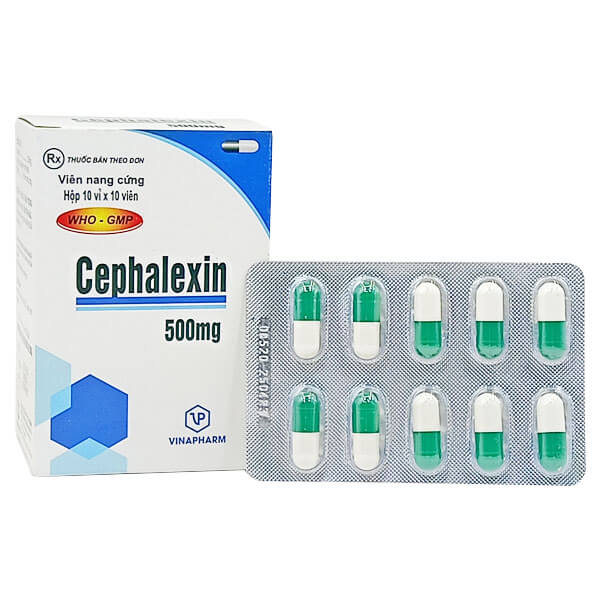 Cephalexin 500mg Dopharma - Điều trị nhiễm khuẩn tiêu hóa