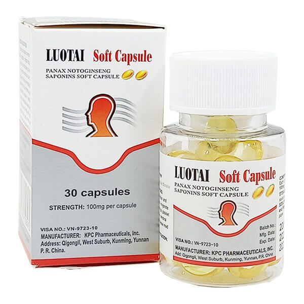 LUOTAI Soft Capsule - Tăng lưu lượng tuần hoàn máu não