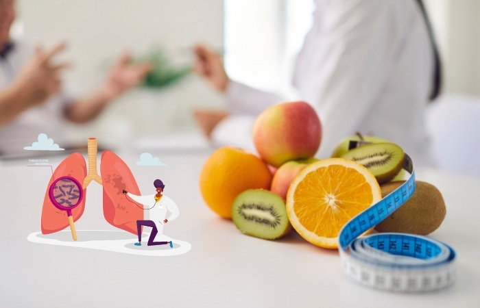Tham khảo bác sĩ điều trị bệnh lao phổi cho mình về chế độ dinh dưỡng