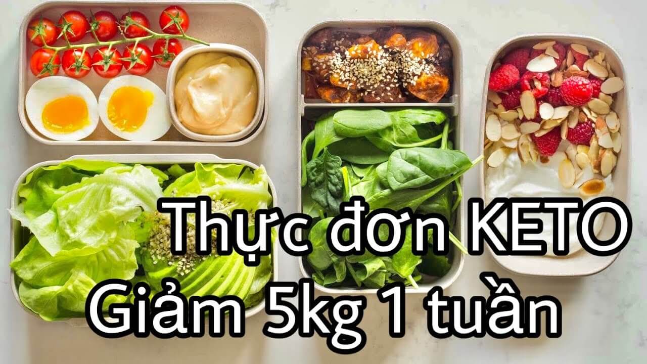 Thực đơn giảm cân cấp tốc keto trong 1 tuần