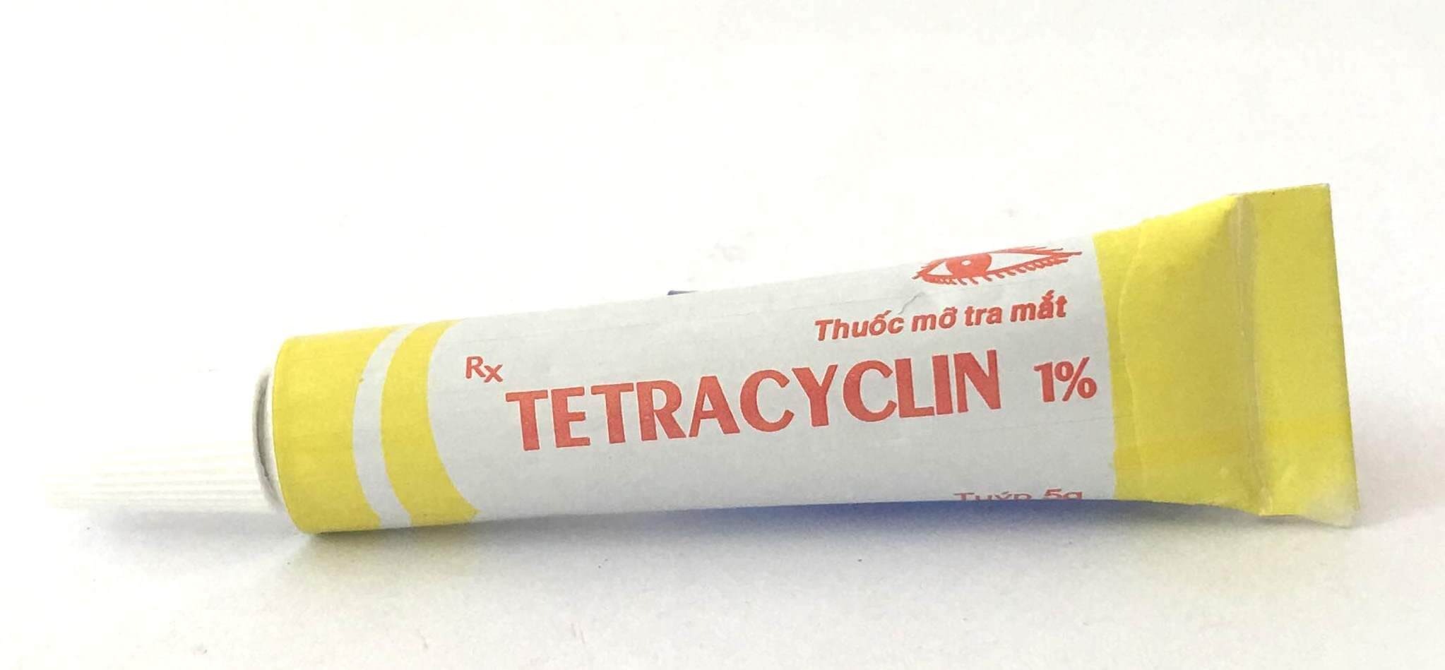 Thuốc mỡ tra mắt Tetracyclin 1%