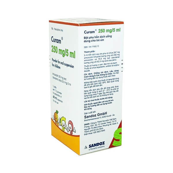 Curam 250mg/5ml