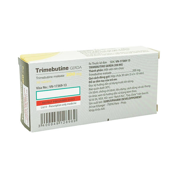 Trimebutine GERDA 200mg