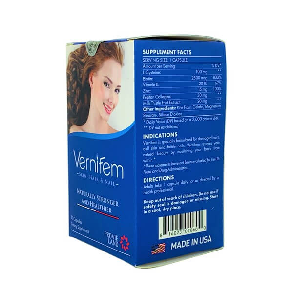 Vernifem Skin, Hair & Nails - Ngăn ngừa tóc rụng