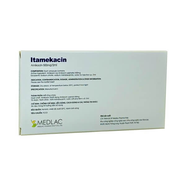 Itamekacin 500mg/2ml