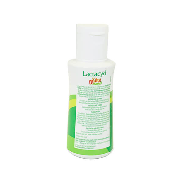 Lactacyd Milky 60ml - Cho làn da mềm mại, giảm hăm tã, viêm da