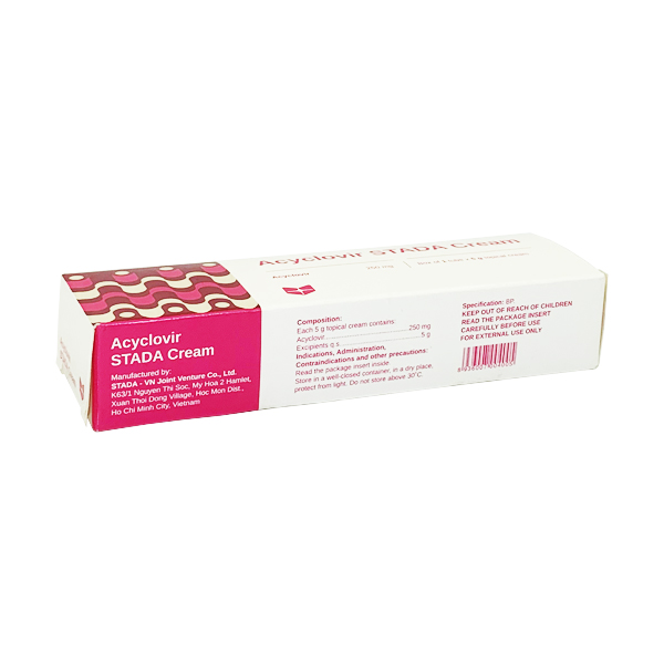 Acyclovir STADA cream 5g