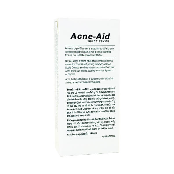 Sữa rửa mặt Acne-Aid Liquid Cleanser