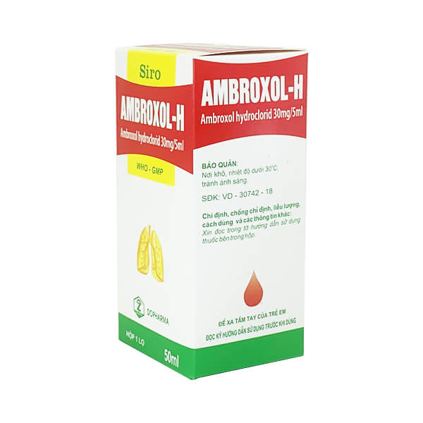 Ambroxol-H Dopharma - Giải pháp vàng giúp long đờm hiệu quả