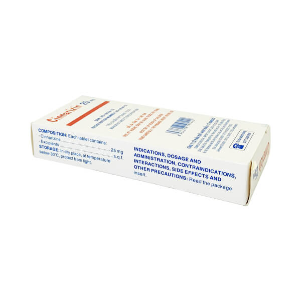 Cinnarizin 25mg Domesco