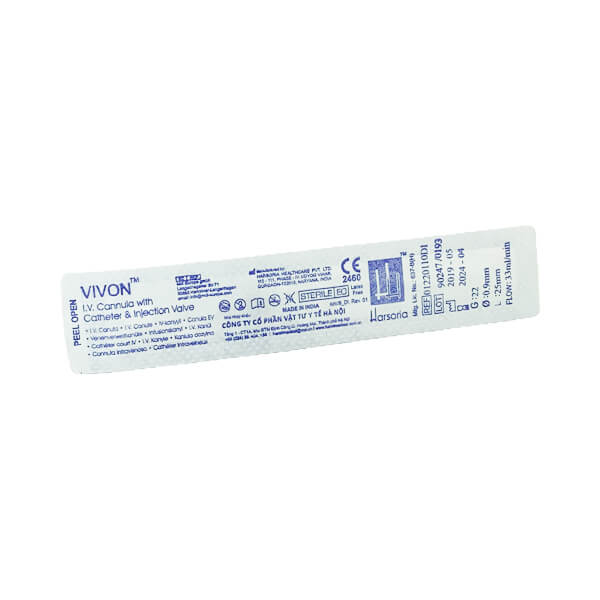 Kim Luồn Vivon 22G - Dẫn thuốc nuôi cơ thể