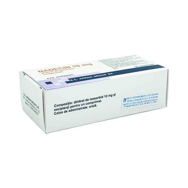 Nadecin 10mg -  Chống đau thắt ngực