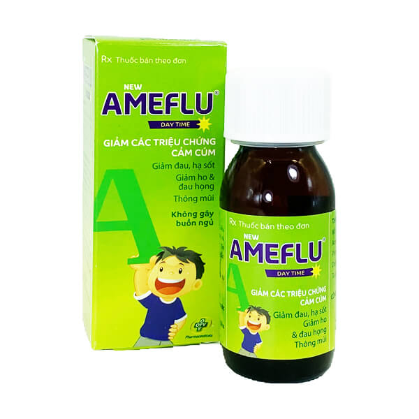 Siro New Ameflu Daytime 60ml - Điều trị cảm lạnh, sốt