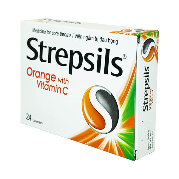 Strepsils Orange with vitamin C