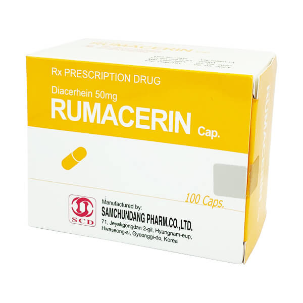 Rumacerin cap 50mg - Giảm thoái hóa khớp