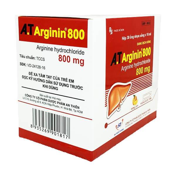 A.T Arginin 800 - Hỗ trợ điều trị rối loạn khó tiêu