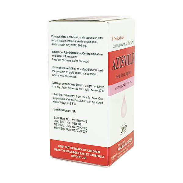 Azismile 200mg/5ml