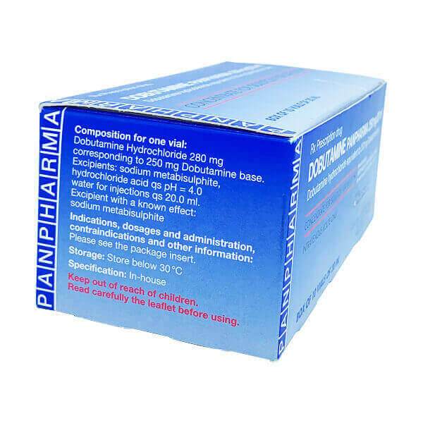 Dobutamine Panpharma 250mg/20ml