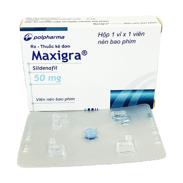 Maxigra 50mg - Cải thiện rối loạn cương dương