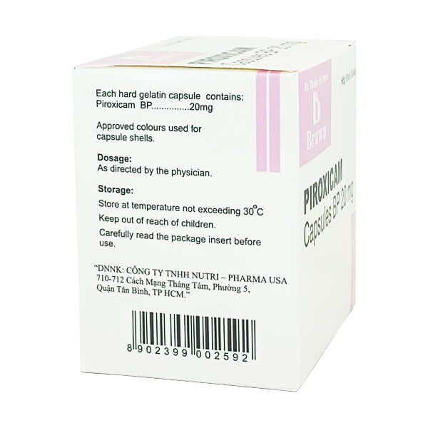 Piroxicam 20mg Brawn