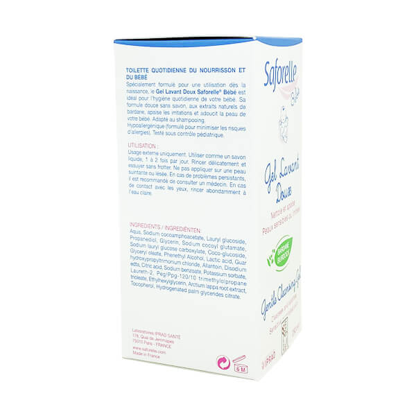 Saforelle bebe gel lavant douse