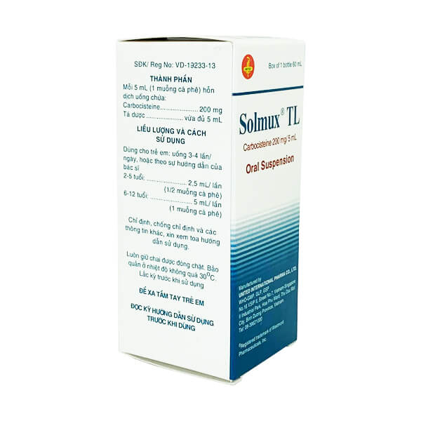 Solmux TL 200mg/5ml