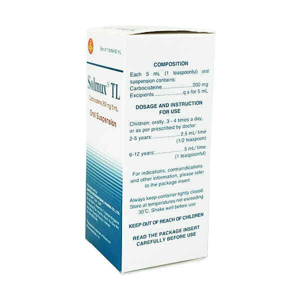 Solmux TL 200mg/5ml