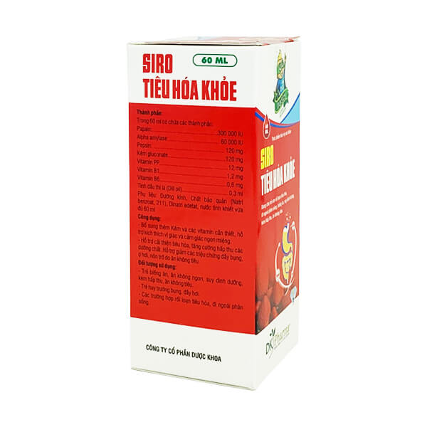 Siro Tiêu hóa khỏe (60ml)