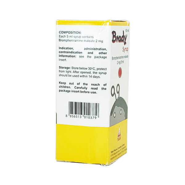 Brady Syrup 2mg/5ml