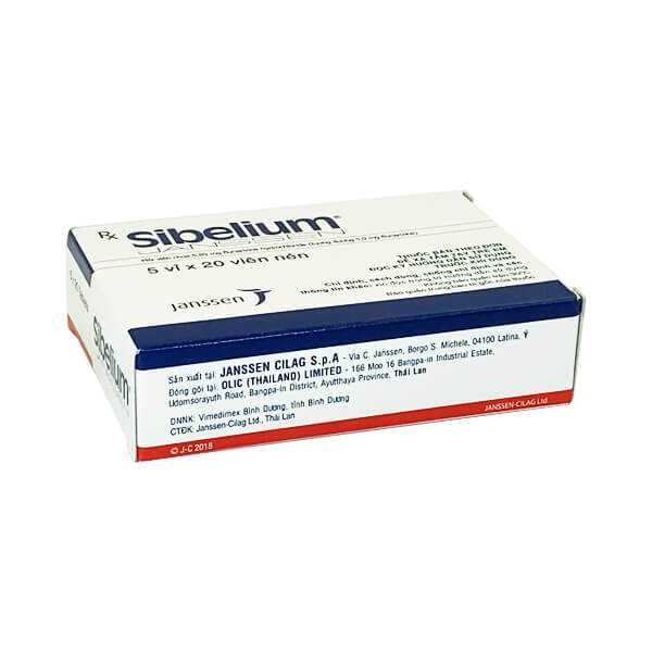 Sibelium 5mg (100 viên) - Điều trị ĐAU NỬA ĐẦU