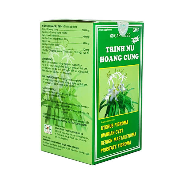 Trinh nữ hoàng cung 60 viên (Hải Hà) - Giảm ngay u xơ