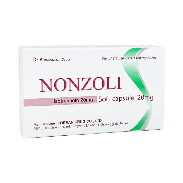 Nonzoli 20mg - TRỊ mụn trứng cá, TÁI SINH làn da